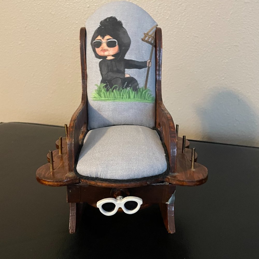 Schitts Creek themed pincushion/jewelry holder